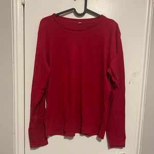 HEATTECH FLEECE CREW NECK T-SHIRT UNIQLO